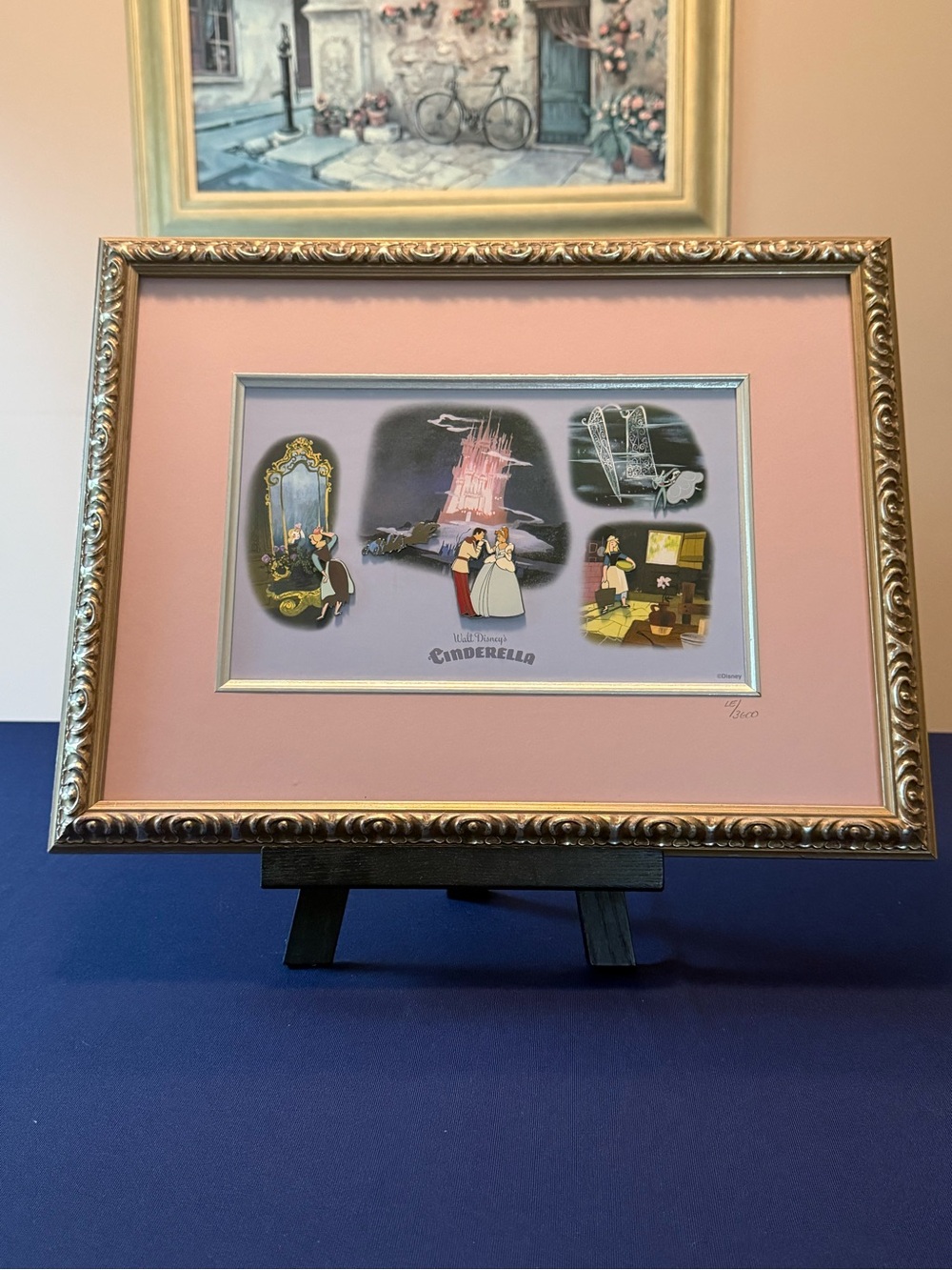 Disney Catalog Vintage Mary Blair Cinderella Concept Art Framed Pin Set LE 3600